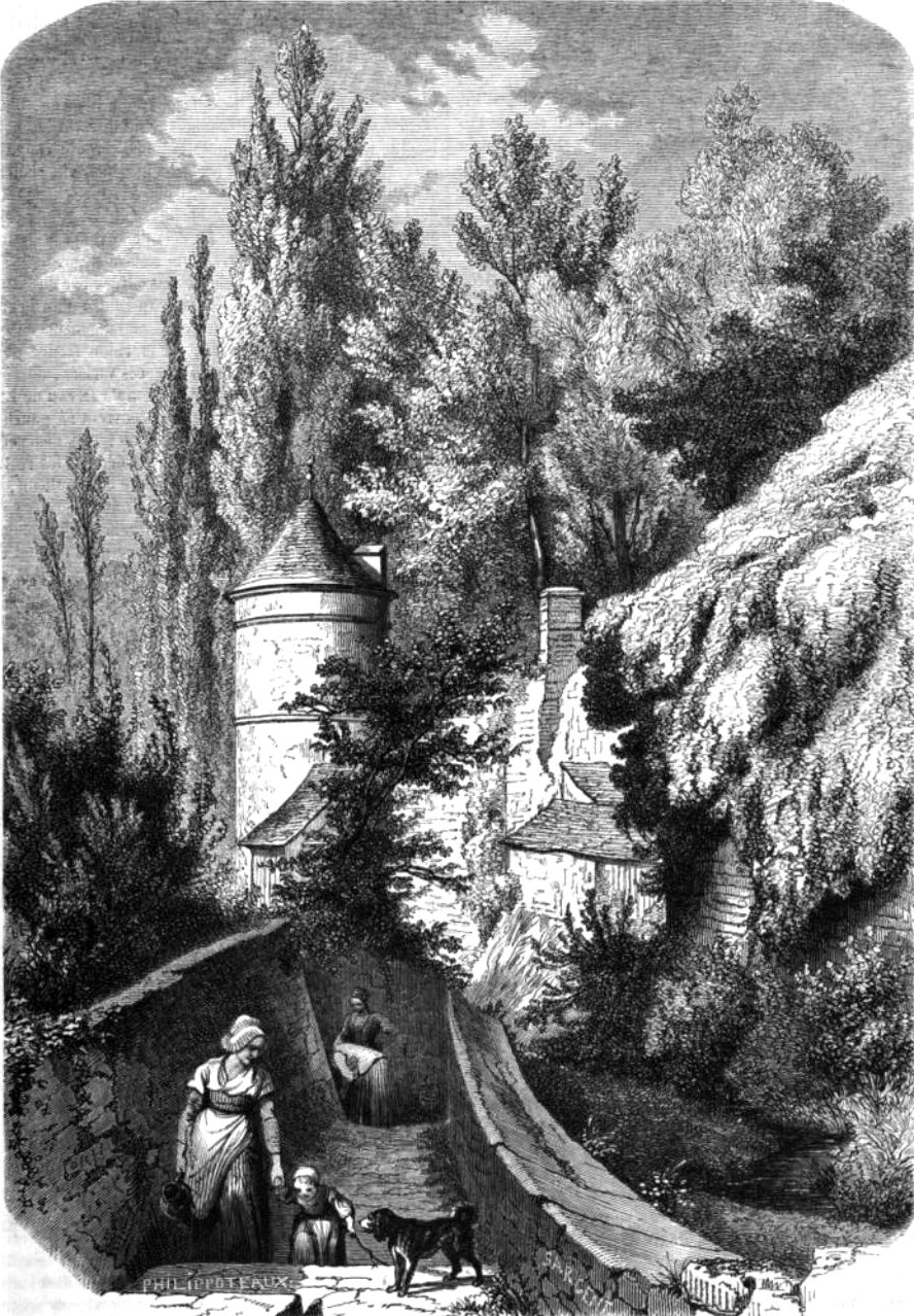 Henri Philippoteaux - 127, fossato del castello di Ermenonville